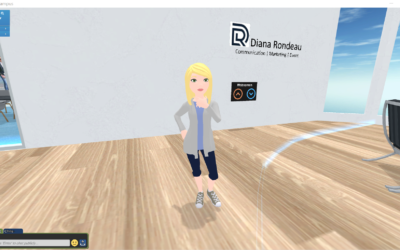 Diana évolue dans la réalité virtuelle